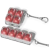 2 Pack Smiley Face Keyboard Fidget Toy,Clicky, Stress Relief Fidget Clicker Keychain – Fidget Toy...