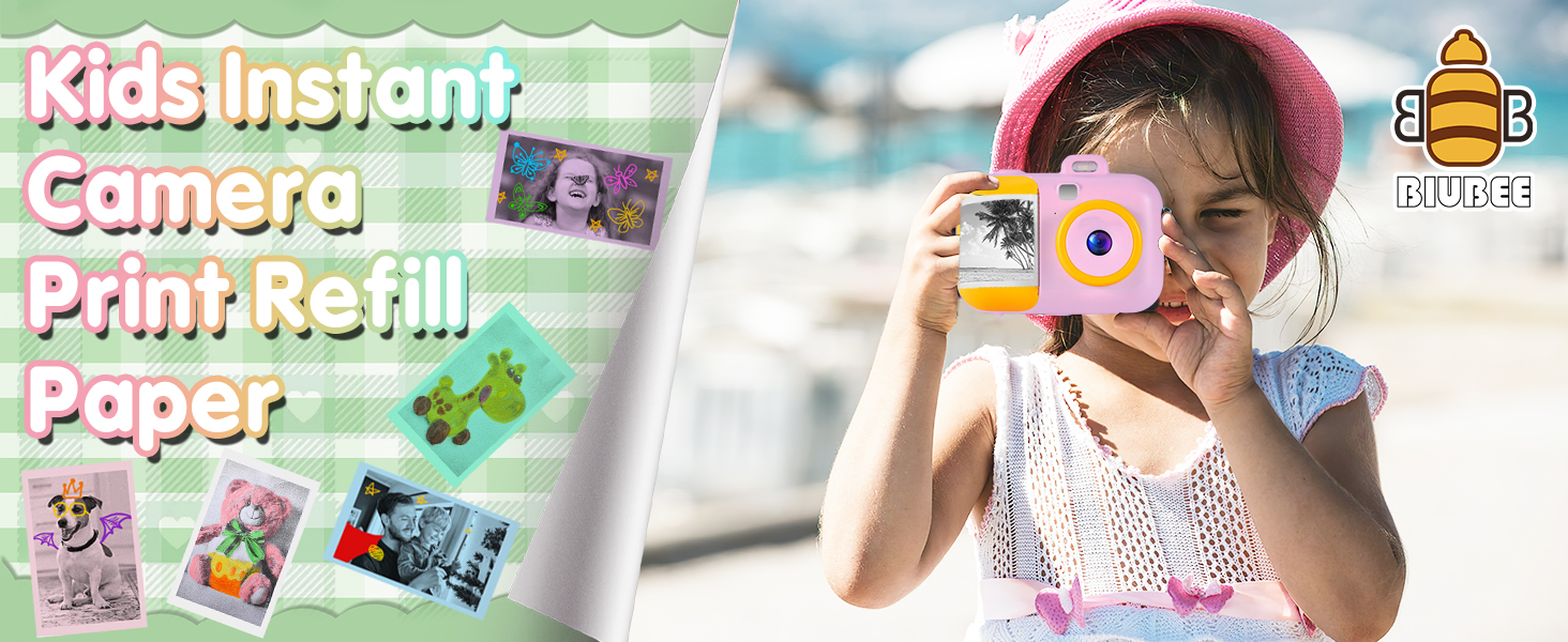 Kids Instant Camera Print Refill Paper