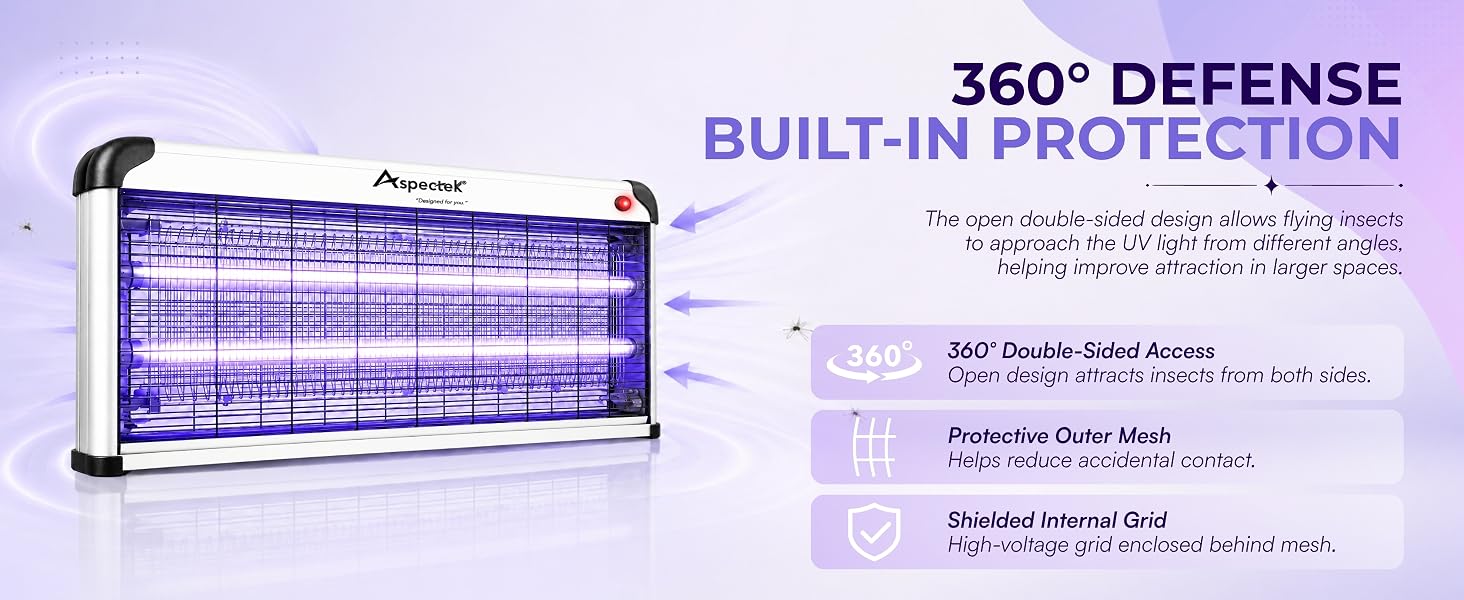40w bug zapper 360 coverage