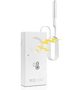 MOCREO Refrigerator Freezer Thermometer with 110DB Loud Beep, Bluetooth Temperature Sensor with A...