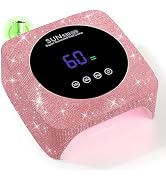 CHRISTINE SHELLY UV Nail Lamp 96W Rechargeable Gel Curing Lamp, Cordless Nail Dryer Gel Polish Li...