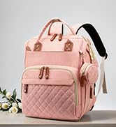 pink diaper bag