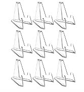 Galyacht 9Pcs Transparent Acrylic Stands Coin Display Stand Easel Holder Rack Shelf For Collectab...