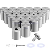 20-Pack Standoff Screws (3/4 in. Dia x 3/4 in. L), Stainless Steel Standoff Mounting Hardware for...