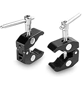 SMALLRIG Super Clamp(2 Pack) Magic Arm Clamp for DJI Ronin, Camera Monitor, LED Light 2058