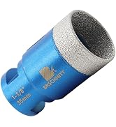 1-3/8 Inch Diamond Drill Bits Glass Hole Saw Drill Bit for Glass Porcelain Tile Ceramic Marble Dr...