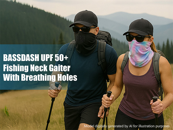 neck gaiter with holes