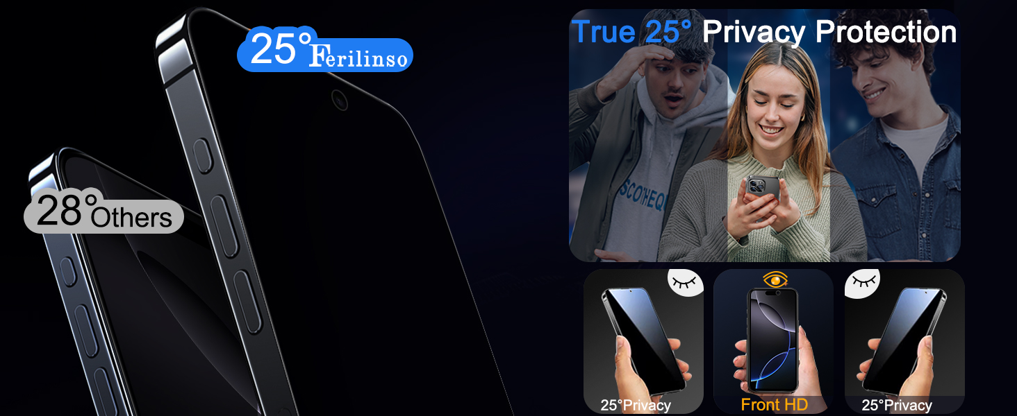 iphone 16 pro privacy screen protector