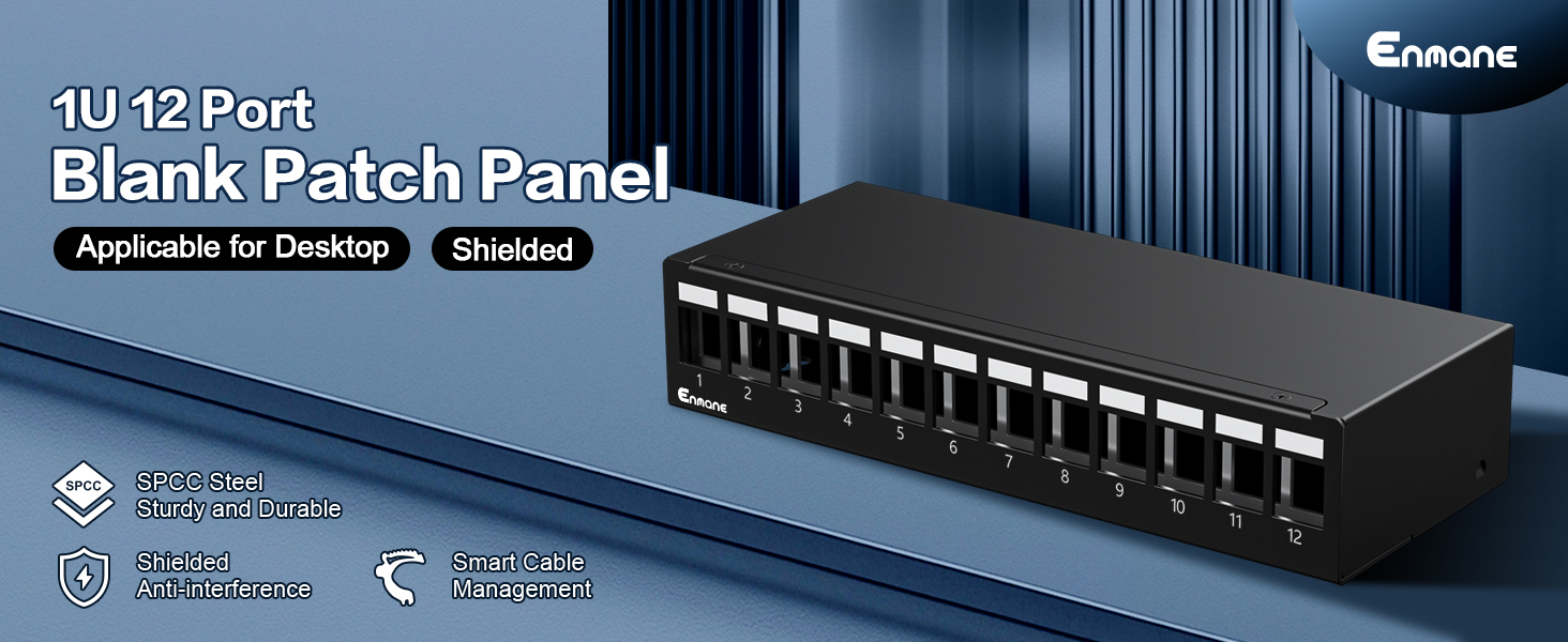 12port patch panel