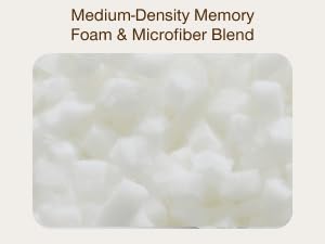coop sleep goods pillow memory foam cooling gel memory foam microfiber pillow fill extra stuffing