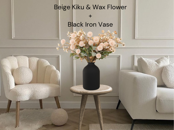 beige decor, wild flower decor, spring decorations