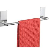 Alise Towel Racks for Bathroom, 12 Inch SUS 304 Stainless Steel Adhesive Towel Bar No Drill,Brush...