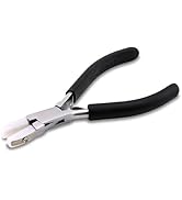 Beadalon Nylon Jaw Pliers, Flat Nose, Tip Size: 0.32 in x 0.80 in / 8 mm x 20 mm, 1-Screw Attachm...