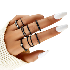 Crystal Finger Ring Pack