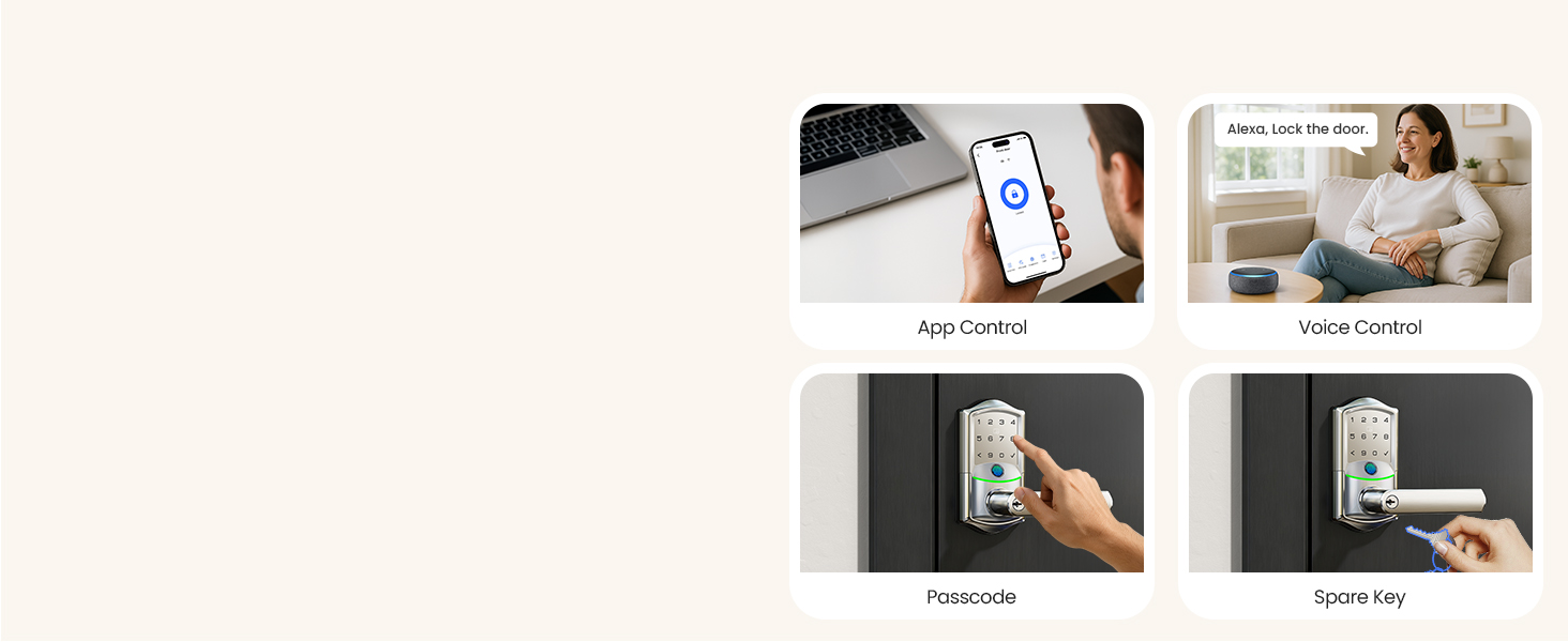 keyless entry door lock