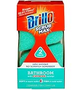 Brillo Scrub Max Heat Activated Sponges, Strong & Long Lasting, Innovative Technology, 2 Count (2...