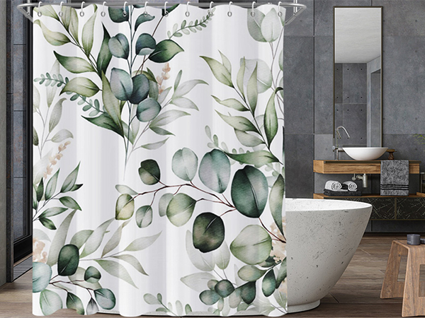fabric shower curtain