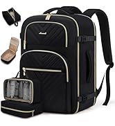 LOVEVOOK Travel Backpack Carry on Flight Approved 40L,Waterproof TSA Travel Essentials Personal I...