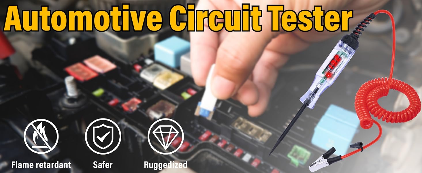 Automotive Test Light with Voltmeter