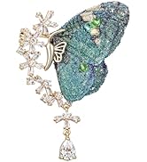 Butterfly brooches and pins for women, SHE'S FREE STYLE JUST FOR YOU Original Hand-Embroidered Br...