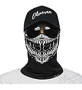 Olarveo Breathable Seamless Tube Skull Face Mask half Windproof Motorcycle Bicycle Face Mask