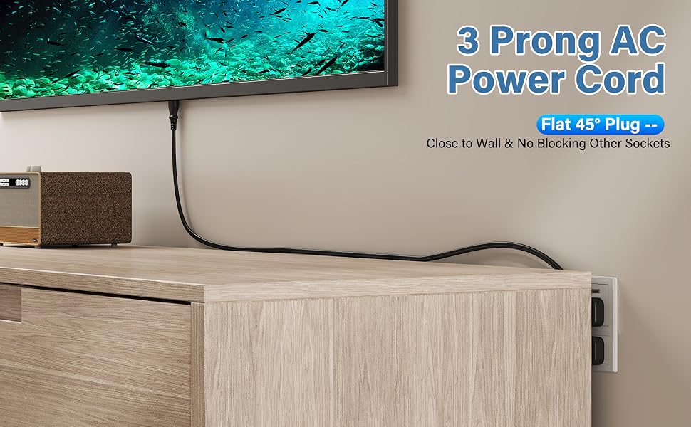 3 Prong 5-15P to Mickey Mouse AC Power Cord