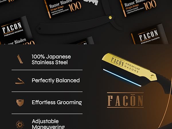 Facón Straight Razors for Men