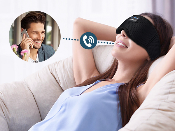 sleep headphones bluetooth sleep eye mask headphones headband for side sleepers cool gadgets gift