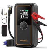 OlarHike 3000A Portable Heavy Duty Jump Starter with Air Compressor | 16000mAh & 150PSI, 59.2Wh, ...