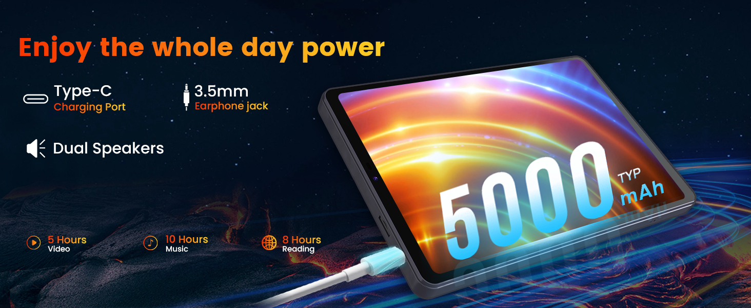 8 inch tablet android 2026 2025 small dual band wifi android 15 64GB 11GB