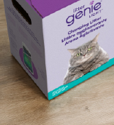 Litter Genie Light Unscented Clumping Cat Litter, 18.5 lbs | Lightweight 20% Lighter Natural Clay...