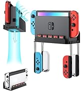 ZAONOOL Wall Mount for Nintendo Switch and Switch OLED, Wall Mount Shelf Stand Accessories with 5...