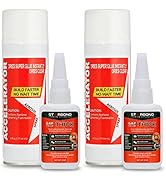 Starbond 2 oz. Thick CA Glue with 6 oz. Activator Bundle - Premium Cyanoacrylate Glue for Mitre J...