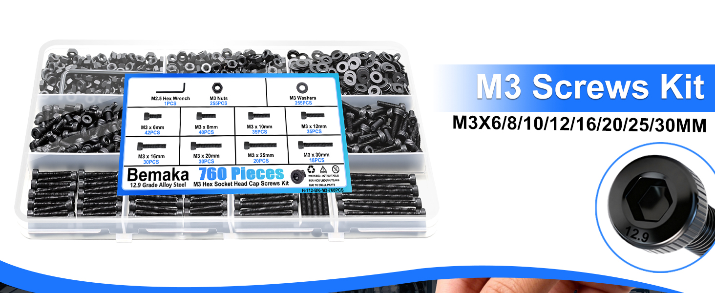 m3 bolts