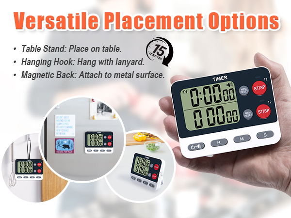 Versatile Placement Options
