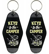 Keys to The Camper Keychain Camper Accesories Camping Accesories for Women Men Vintage Motel Key ...