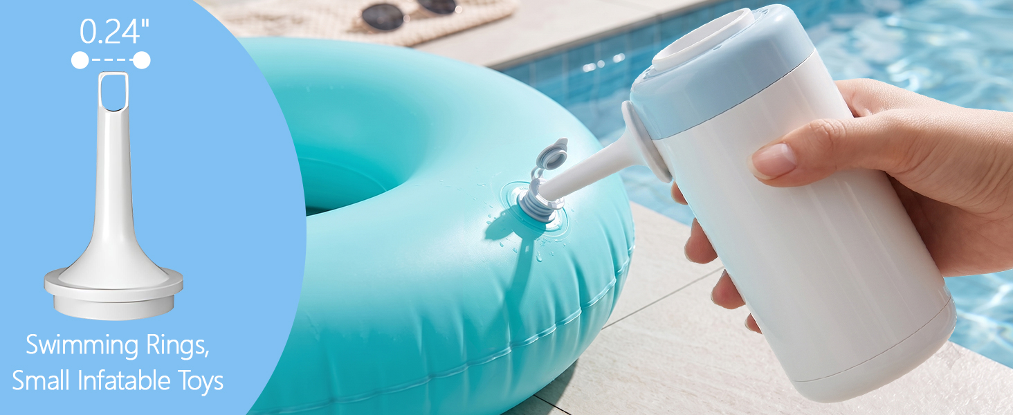 Portable Air Pump for Pool Floats & Air Mattress