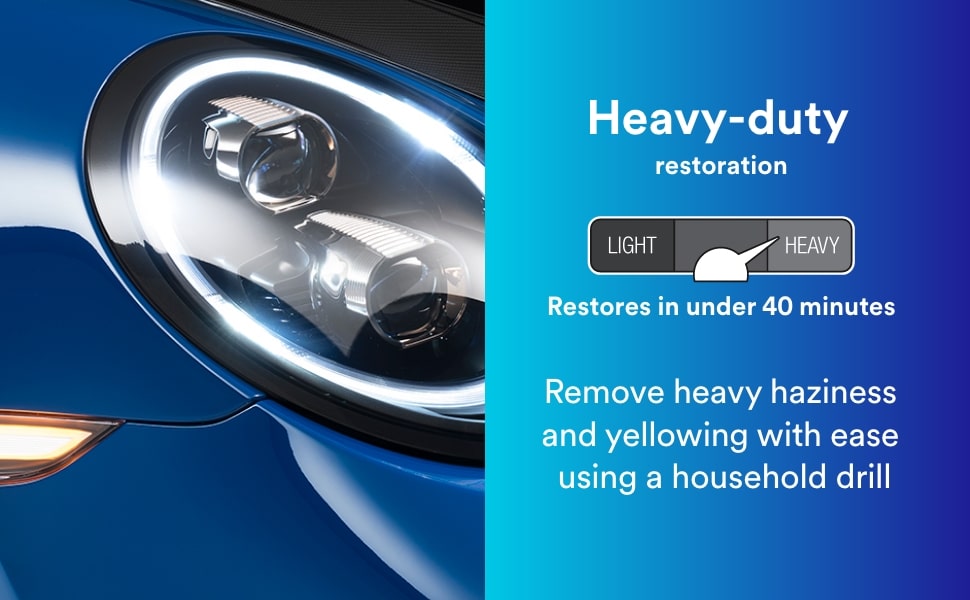 heavy duty headlight restoration