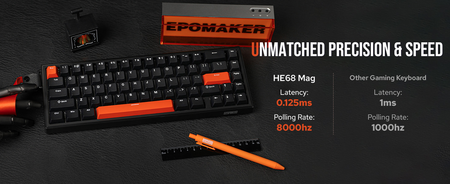 HE68 Wired Magnetic Gaming Keyboard