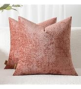 Ailuteie Throw Pillow Covers 18x18 Set of 2 – Solid Color Decorative Cushion Covers for Couch, So...