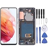 TFT Screen for S21, Screen Replacement with Frame for S21 4G 5G, LCD Display Digitizer Full Assem...