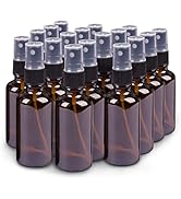 hmaimas Small Amber Glass Spray Bottles For Essential Oils, 2oz Empty Fine Mist Mini Spray Bottle...