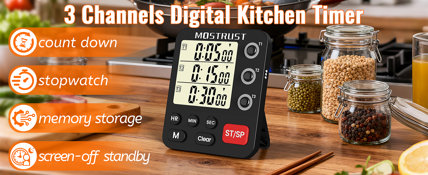 dual kitchen timer