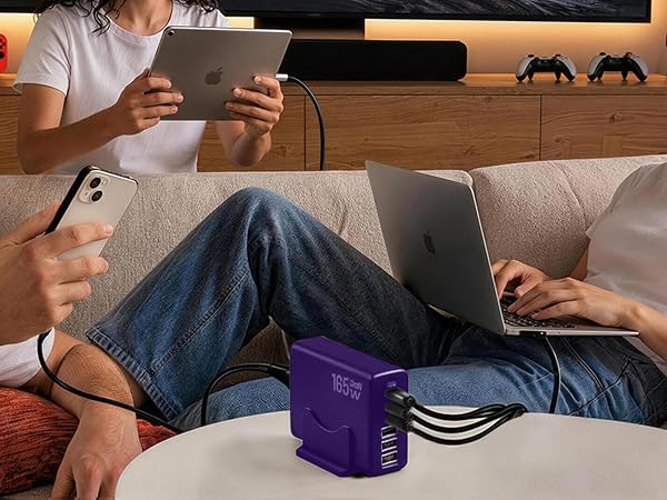 usb c charger block perfectly charges multiple devices for home
