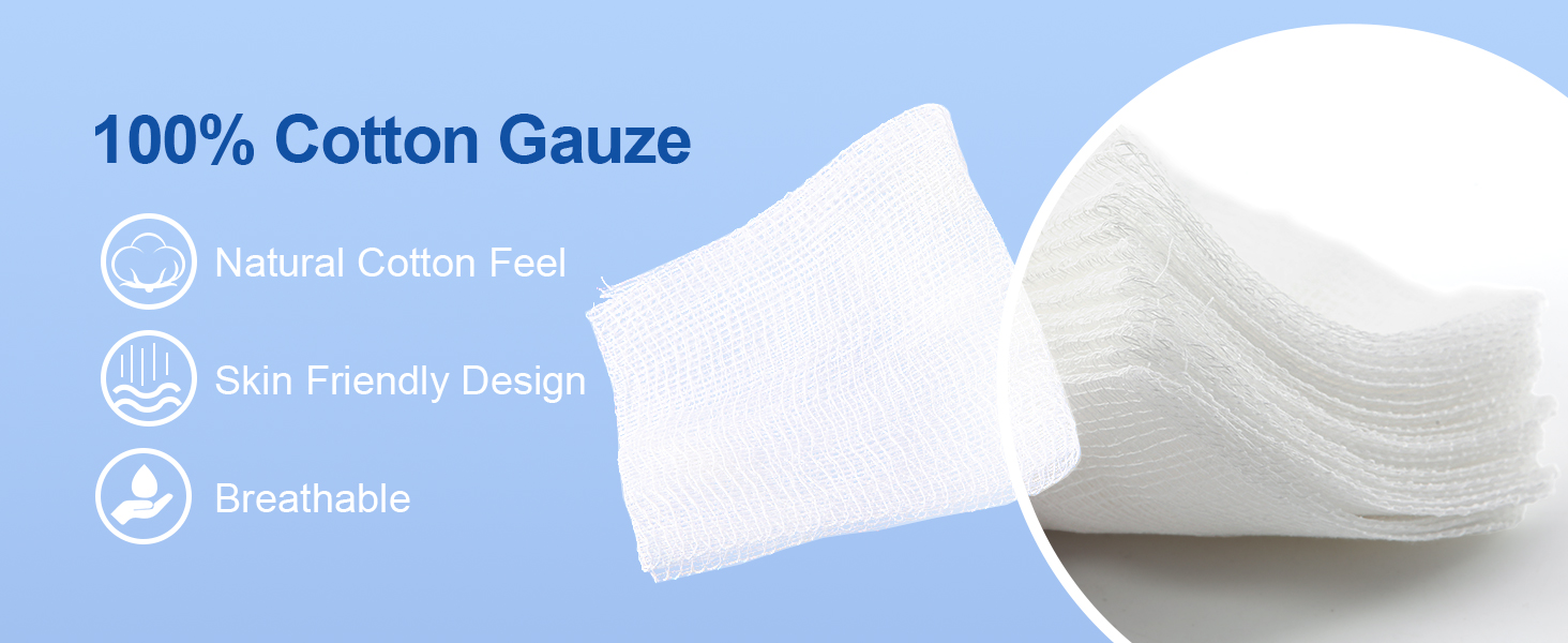 100% Cotton Dental Pads