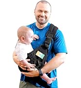 Baby Sling Carrier, Adjustable Non-Ship Hip Seat Toddler Carriers with Carabiners for 3-48 Months...