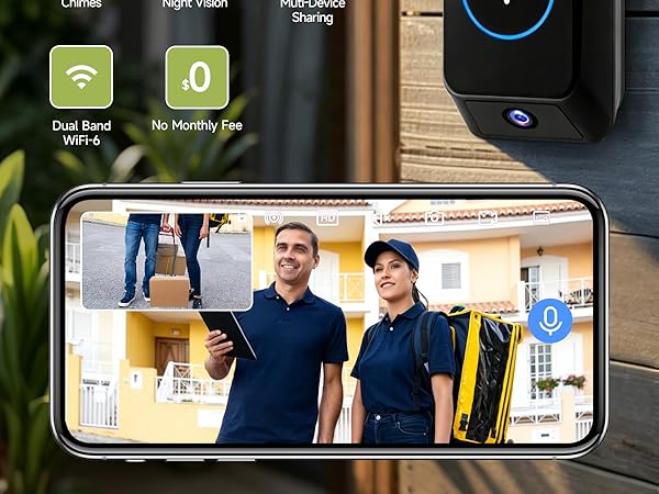 Doorbell Camera Wireless No Subscription