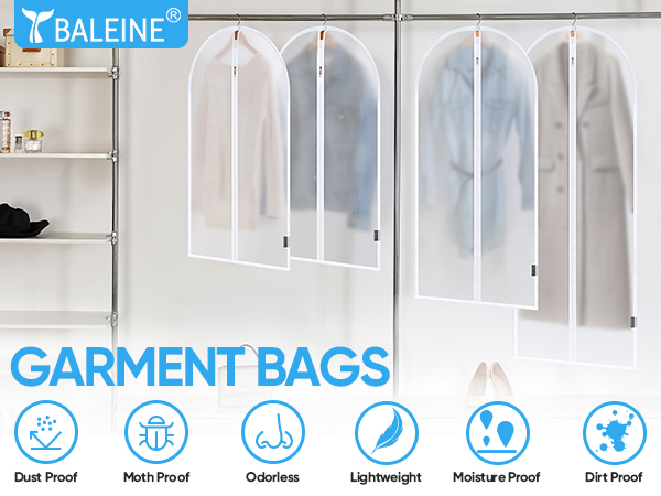 clear garment bag