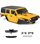 9imod RC Body Shell 6.1 in Wheelbase Shell - ABS Hardtop Body Kit with Front Rear Bumpers for 1/1...