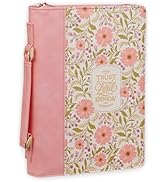 Christian Art Gifts Premium Fashion Vegan Leather Bible Cover for Women: Those Who Trust in The L...